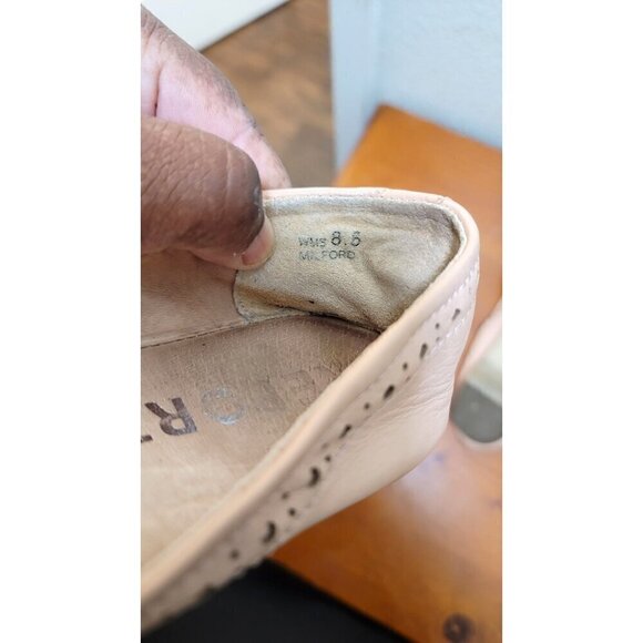 Report Ballet Flats With Bow & Silver Toe Cap Womens Size 8.5 - Picture 8 of 9